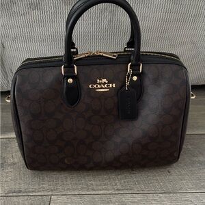 Coach Large Rowan Brown Signature